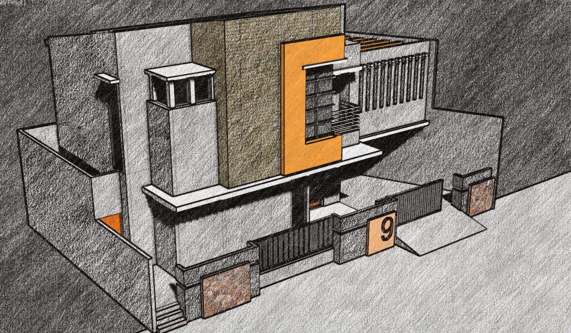 Gambar aksonometri rumah modern minimalis ~ Teknologi 