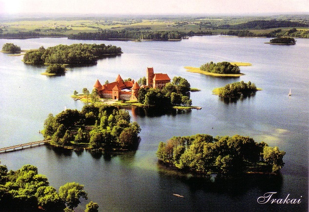 Old Postcard From Lithuania Limited Edition Stamps Collection