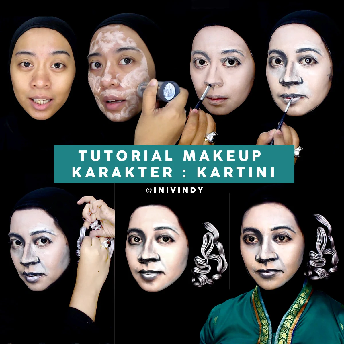 Ini Vindy Yang Ajaib Kartini Makeup Tutorial Makeup Karakter