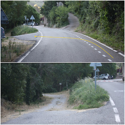 GR-7 VALLESPINOSA A BELLPRAT, Vallespinosa i carretera TV-2015