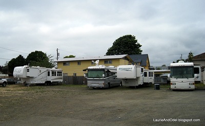 6 narrow sites at Hoquiam WA Elks Lodge