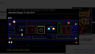 alah satu pengusir kebosanan yang ampuh ialah main Game Game Tersembunyi di Google Chrome PAC-MAN