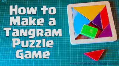 Making a trangram wooden puzzle game