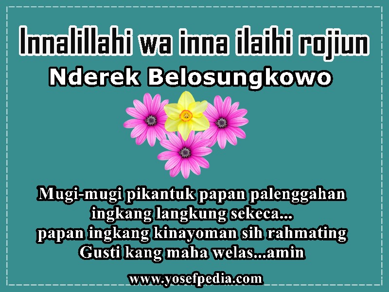  Kata  Ucapan Belasungkawa Bahasa  Jawa  Krama  Alus  dan 