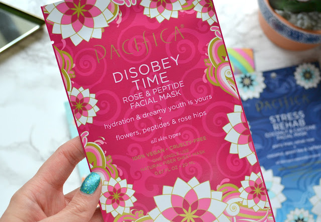 Pacifica Disobey Time, Pollution Fight, Stress Rehab and Mattify Prep Facial Masks
