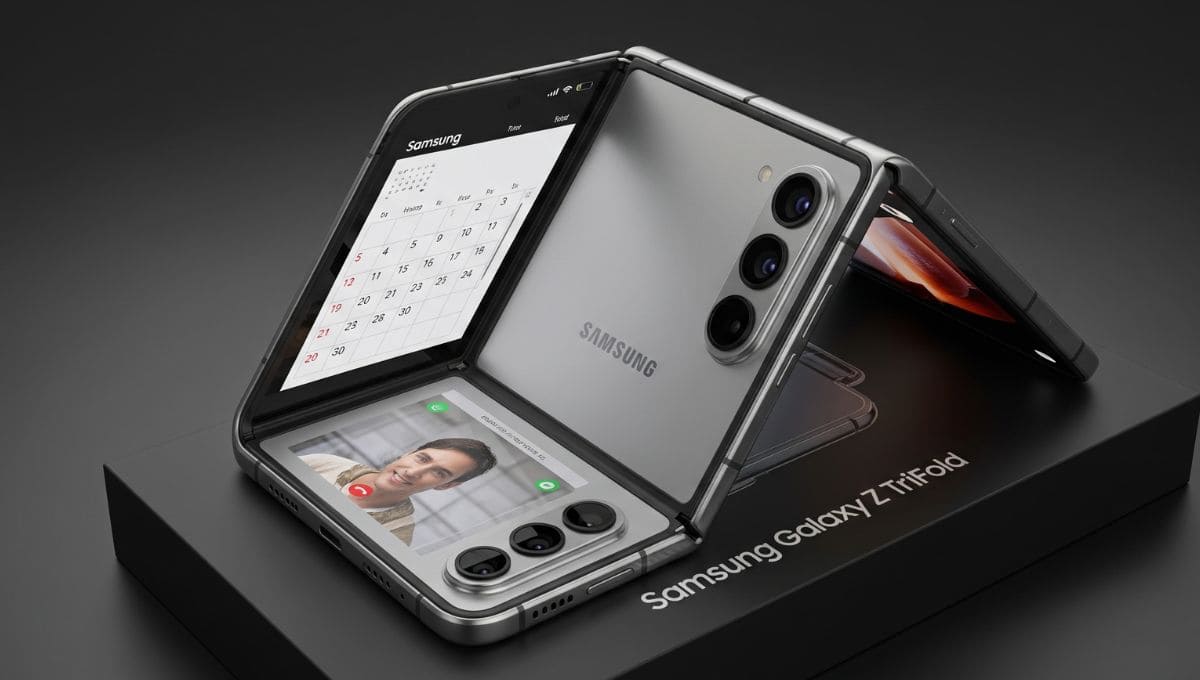 Samsung Galaxy Z TriFold का नया ट्रिपल फोल्डिंग डिज़ाइन और AMOLED डिस्प्ले – जल्द भारत में लॉन्च