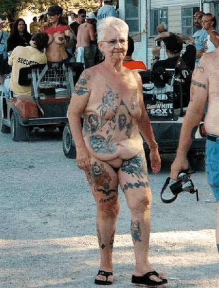 old people with tattoos