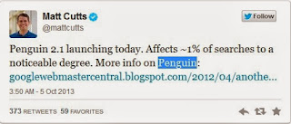 SEO nội dung và copywriting: Google đã cập nhật thuật toán Penguin 5