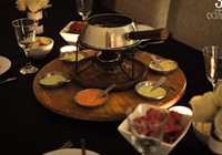 mesa de fondue