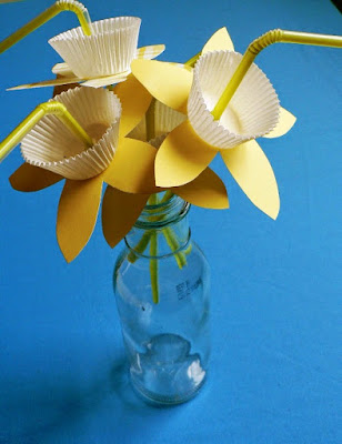 Gambar Bunga Dari Kertas Dan Sedotan Plastik Bekas