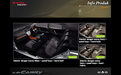 Interior Toyota Camry 2009