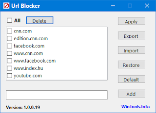 URL Blocker 1.2.0.24 Free Version