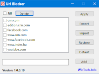URL Blocker 1.2.0.24 Free Version