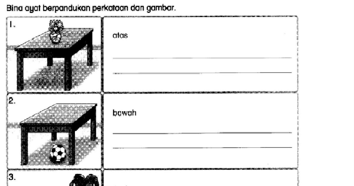 Bahasa Malaysia Tahun 3: Kata Arah