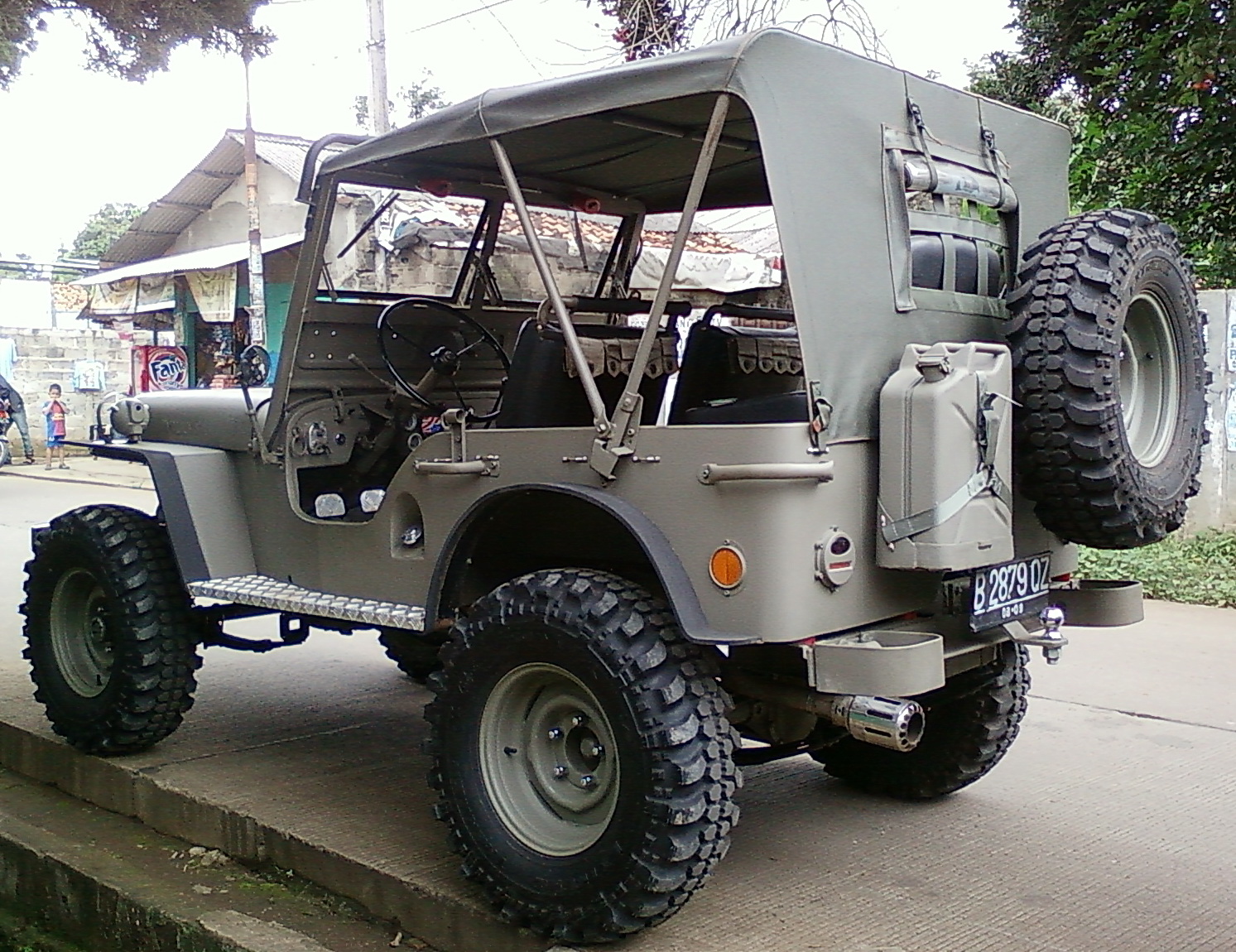 40 Modifikasi Jeep Willys Mitsubishi Terkeren Velgy Motor