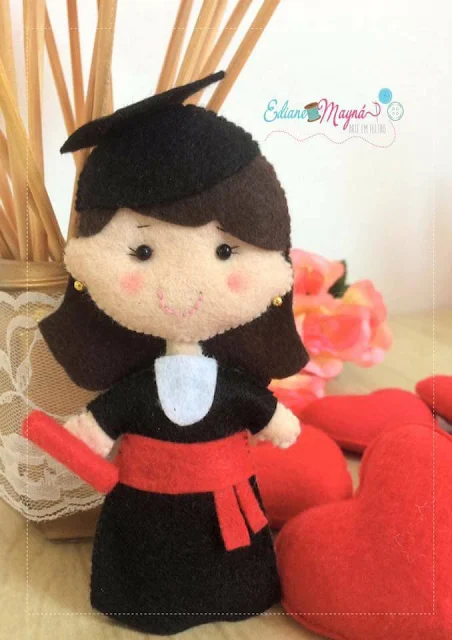 Molde Boneca formanda