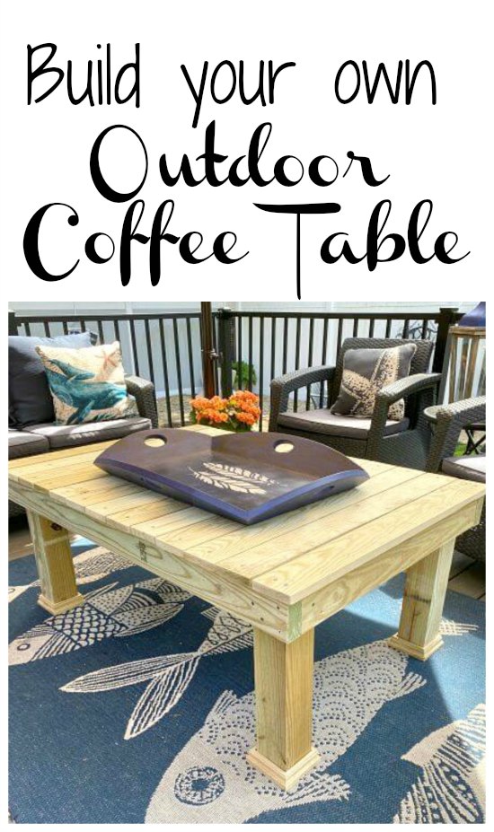 Easy DIY Outdoor Coffee Table Build