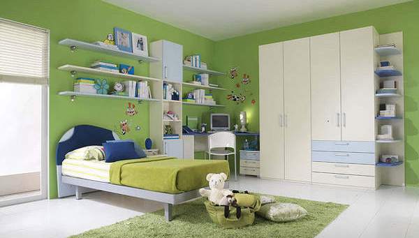 60 Desain Kamar Tidur Warna Hijau Minimalis Modern Simpel dan