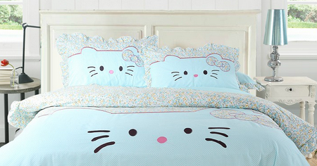  Desain  Kamar  Hello Kitty Berwarna Biru  Desain  Rumah 
