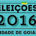 Resultado das eleições 2016 na Cidade de Goiás