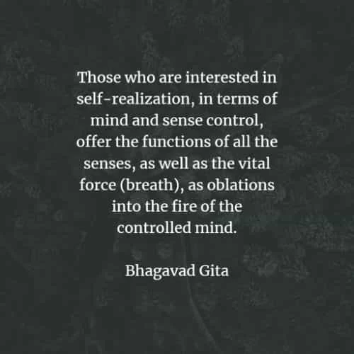 Famous quotes and sayings by Bhagavad Gita