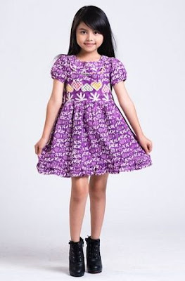 Model Baju Batik Anak Perempuan