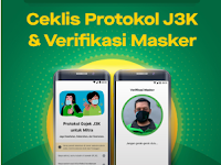 Vitur Baru Go-jek Ceklis Protokol J3K & Verifikasi masker