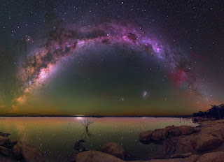 Milky way at Lake Norring, Western Australia