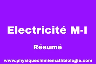 Résumé Electricité PDF (L1-S2-MI)