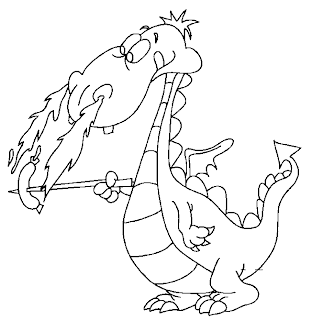 zoo coloring pages, dragon coloring pages