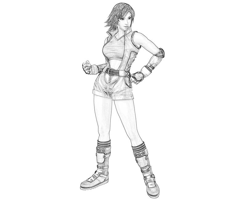 tekken-tag-tournament-asuka-kazama-character-coloring-pages