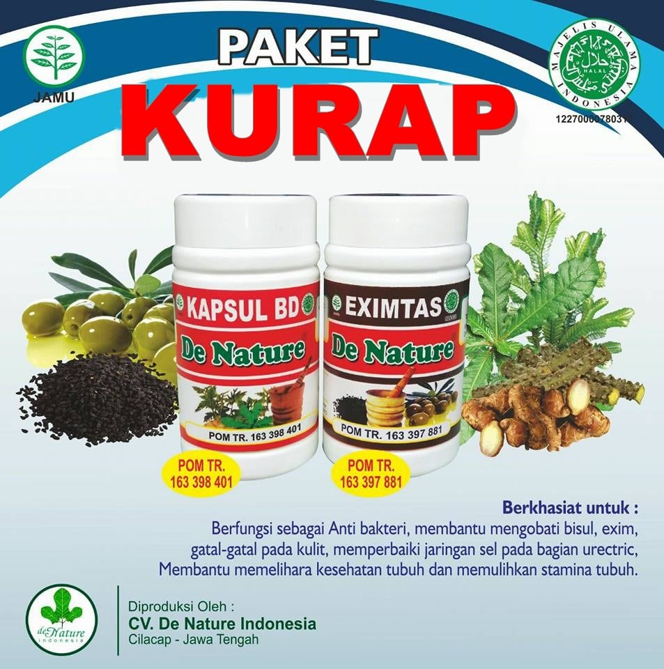 Obat Kurap Kapsul Bersih Darah (BD) dan Eximtas