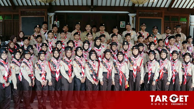 Bupati Haryanto Berangkatkan Kontingen Pergamanas ke Cibubur Dalam Rangka Jambore Nasional