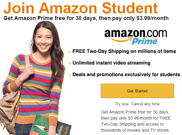 Free Amazon Prime For Students