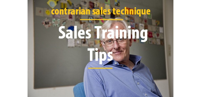 Contrarian sales technique sales training tips