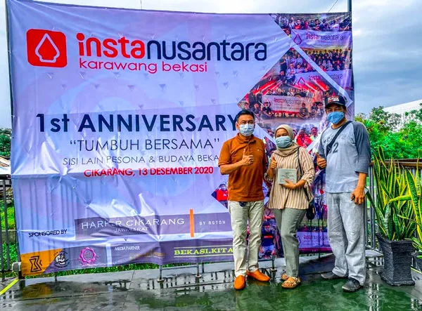 Keseruan Acara 1st Anniversary Instanusantara Karawang Bekasi