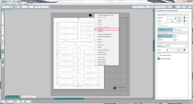 Come utilizzare i file dxf nella modalità Print & Cut | Silhouette Cameo 5