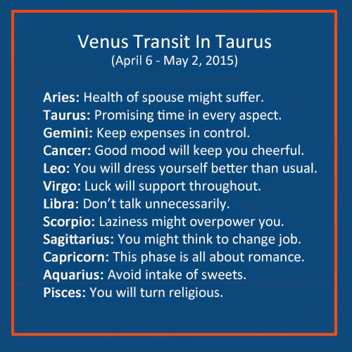Transit of Venus in Taurus will bring some big changes to your life.