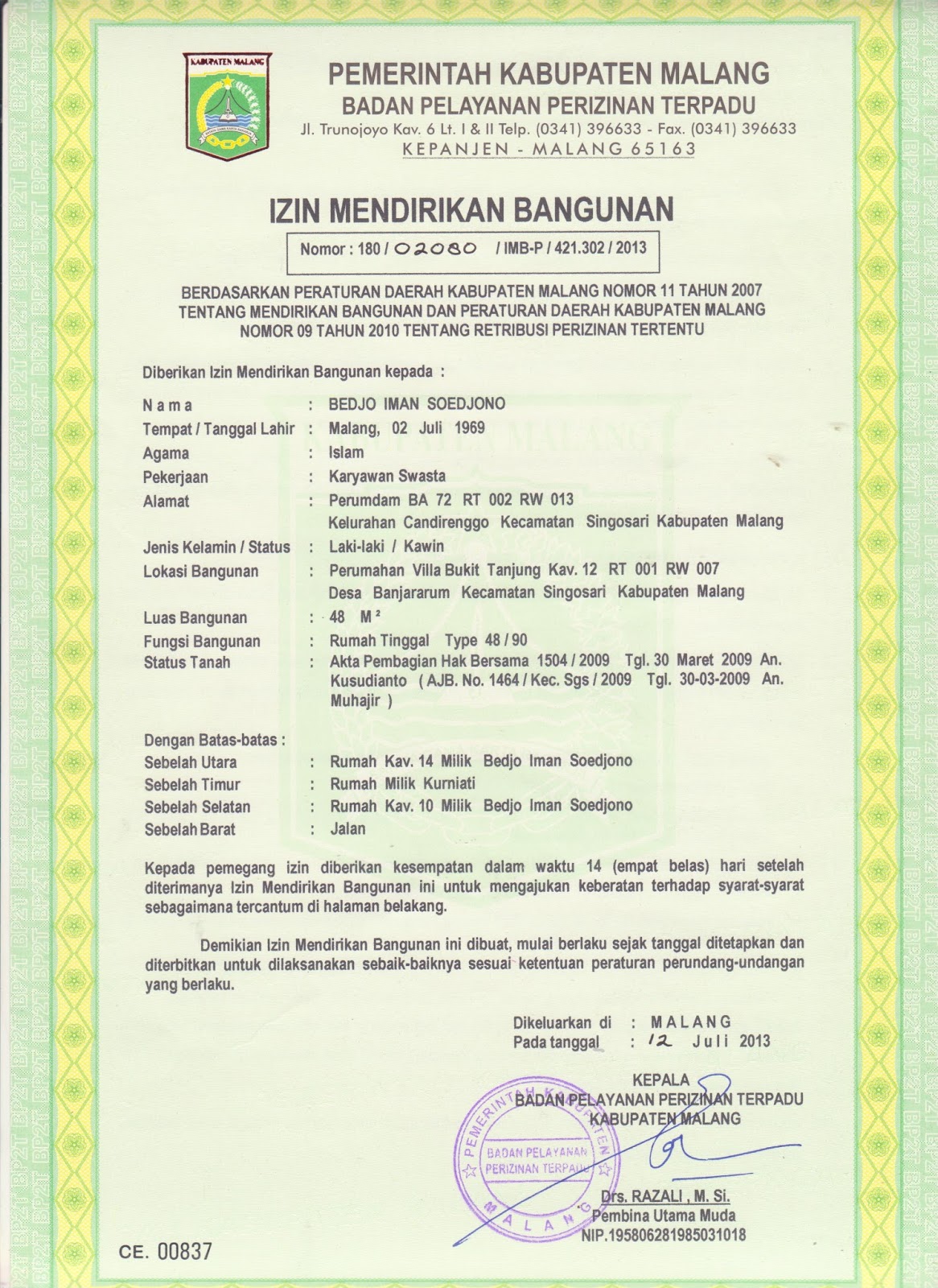 Jasa Pengurusan Ijin di Malang: biro jasa pengurusan ijin 