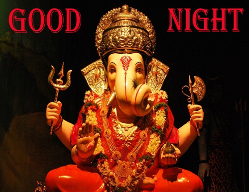 Good Night Ganesh Pics HD
