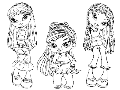 Bratz Coloring Pages on Bratz Coloring Pages Printable