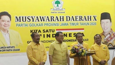 Akhirnya Sarmuji Pimpin Golkar Jatim  