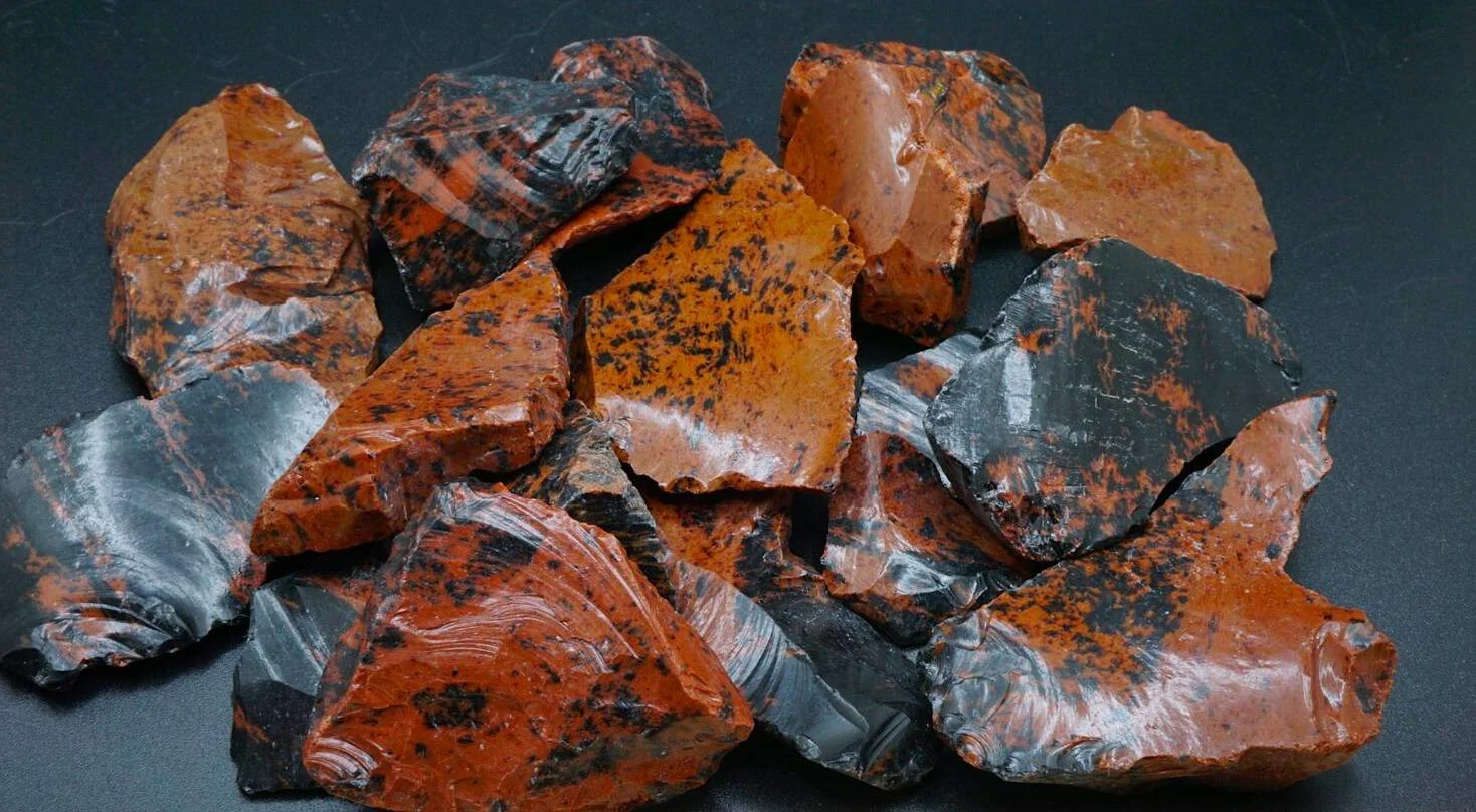 Mahogany Obsidian stones