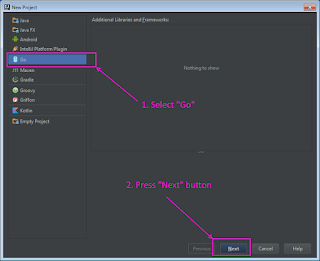 GO & intellijidea 2016: create GO project in intellij idea tutorial 2