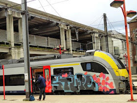 Art on train