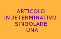 MI DITE 10 FRASI CON L'ARTICOLO INDETERMINATIVO FEMMINILE SINGOLARE UNA ?