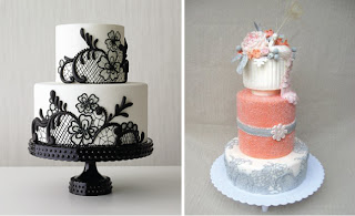 {Wedding Trends} : Lace Cakes - Belle the Magazine