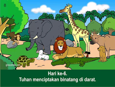 Komik Alkitab Anak Allah Menciptakan Langit dan Bumi