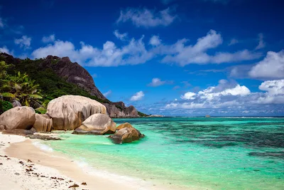 Anse Source d'Argent - Bacardi Traumstrand auf La Digue