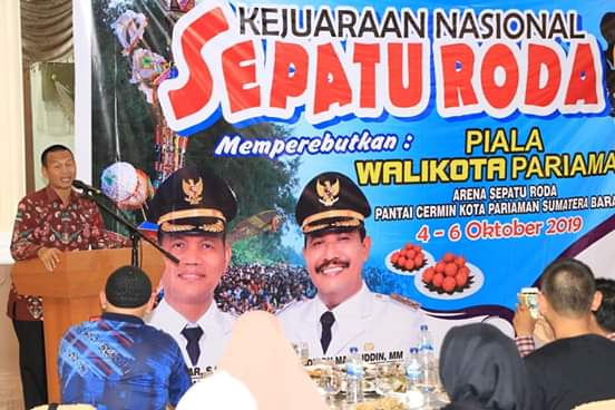 Kejuaraan  Nasional Sepatu Roda Berhadiah Total Rp.123,5 Juta Resmi Dibuka Walikota Pariaman